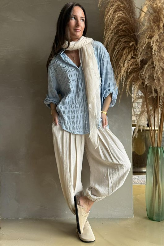 Hey Sucker Blouse Baby Blue /7=